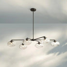 Cabrlet Clear Glass Mobile Linear Chandelier - Blushlighting