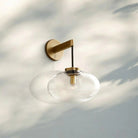 Cabrlet Clear Glass Sconce - Blushlighting