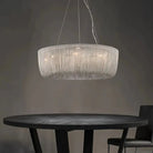 Cadenas Aluminum Chain Tassel Modern Chandelier - 24"Blushlighting