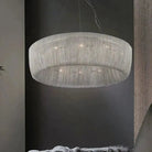 Cadenas Aluminum Chain Tassel Modern Chandelier - 32"Blushlighting