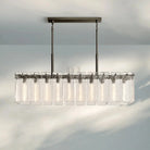 Calametta Glass Rectangular Chandelier 60" 72" - Blushlighting