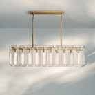 Calametta Glass Rectangular Chandelier 60" 72" - Blushlighting