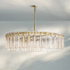 Calametta Glass Round Chandelier 36" 48" 60" - Blushlighting