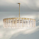 Calametta Glass Round Chandelier 36" 48" 60" - Blushlighting