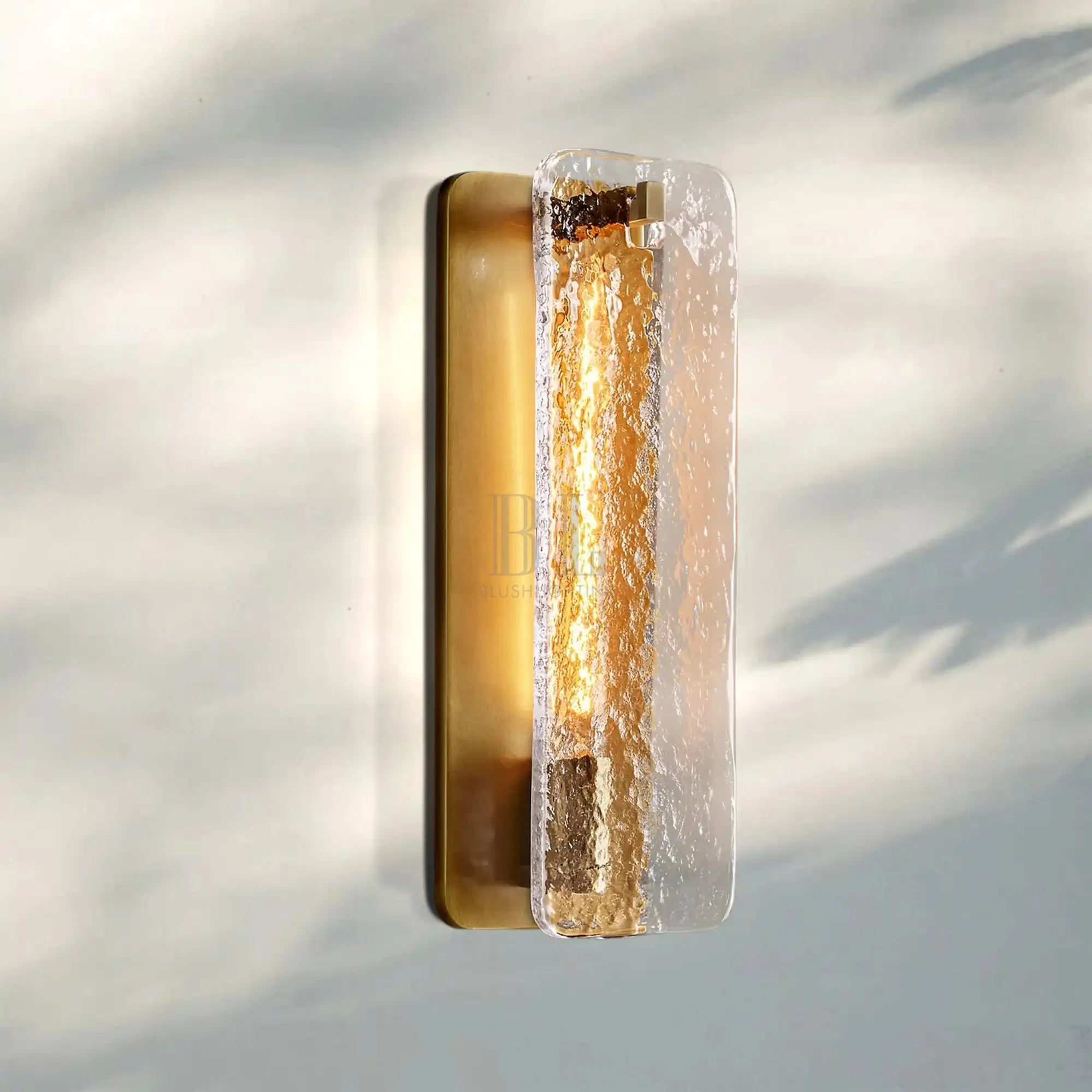 Calametta Glass Wall Sconce - Blushlighting