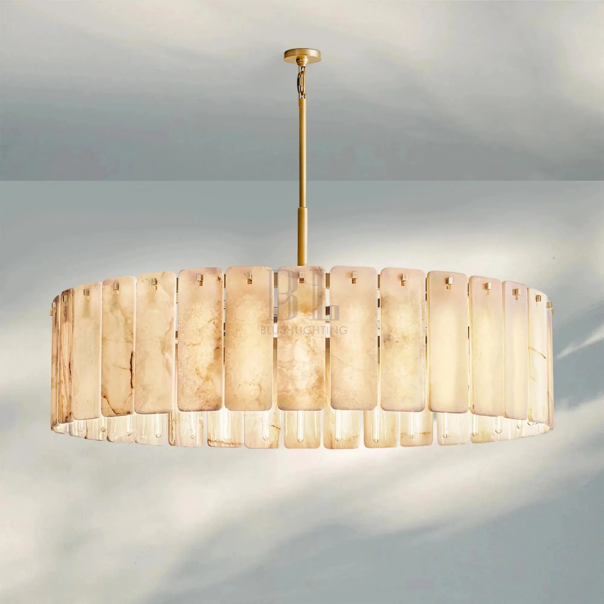 Calametta Onyx Round Chandelier 36" 48'' 60'' - Blushlighting