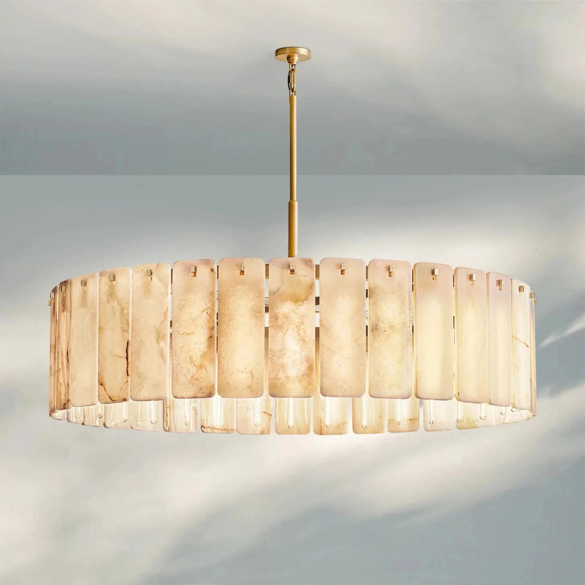 Calametta Onyx Round Chandelier 36" 48'' 60'' - Blushlighting