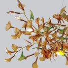 Calla Ginko Leaf Linear Chandelier - GreenL59.06" (150cm)Warm Light 2700KBlushlighting