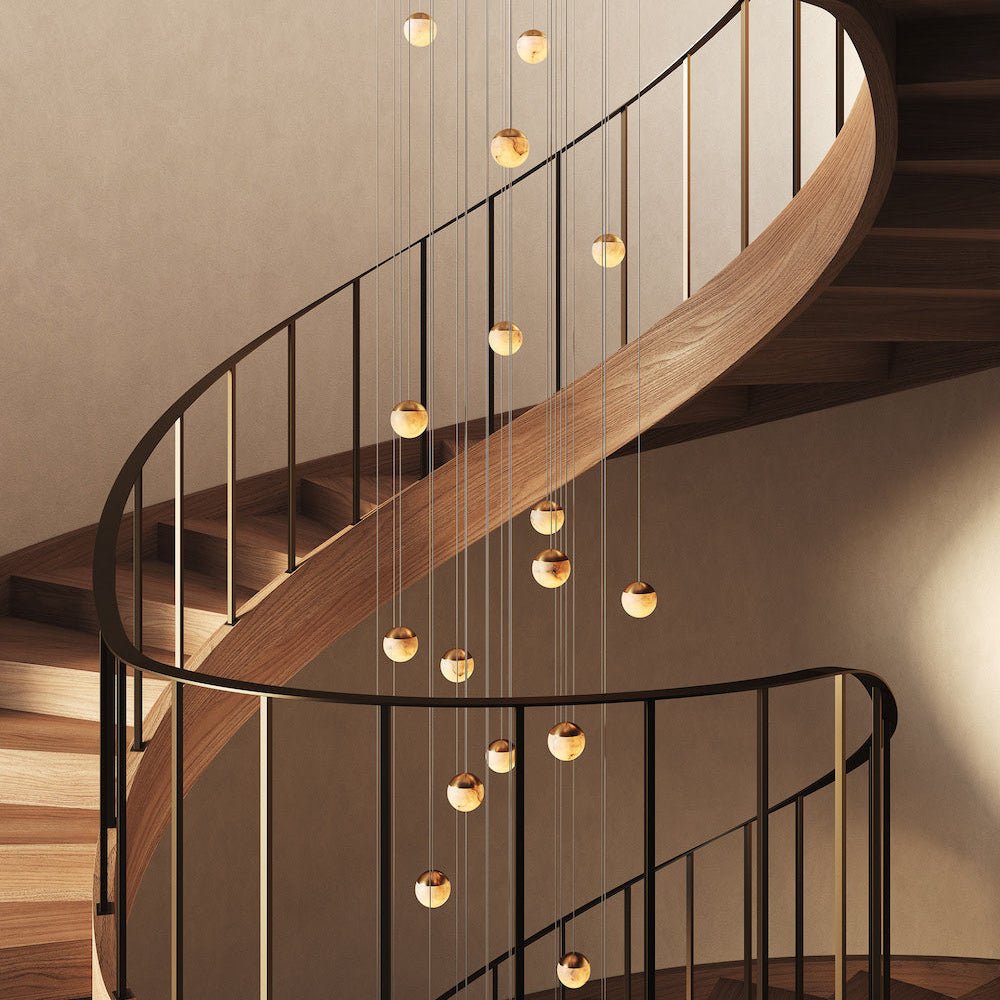 Calli 18 alabaster pendant - Blushlighting