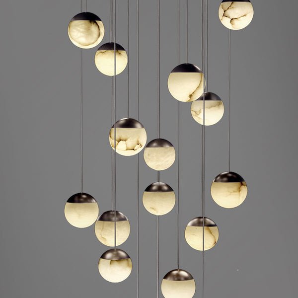 Calli 18 alabaster pendant - Blushlighting