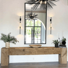 Callista Modern Crystal Linear Wall Sconce - BlackBlushlighting