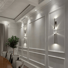 Callista Modern Crystal Linear Wall Sconce - BlackBlushlighting