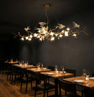Calyx Bird Branch Chandelier for Dining Room - Copper49.2" (125cm)Warm White 3000KBlushlighting