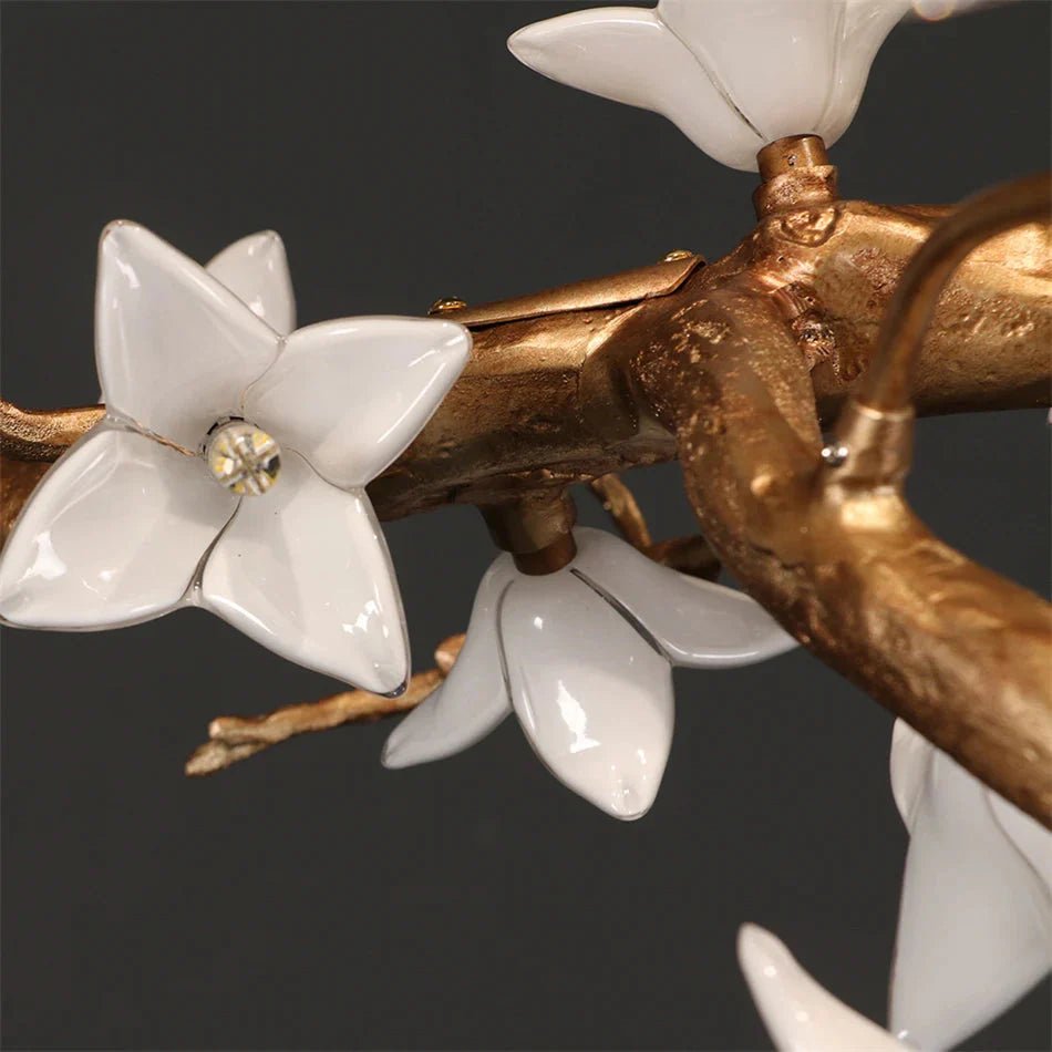 Calyx Bird Branch Chandelier for Dining Room - Copper49.2" (125cm)Warm White 3000KBlushlighting