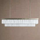 Cameron Rectangular Chandelier 49''59'' - 59''Blushlighting