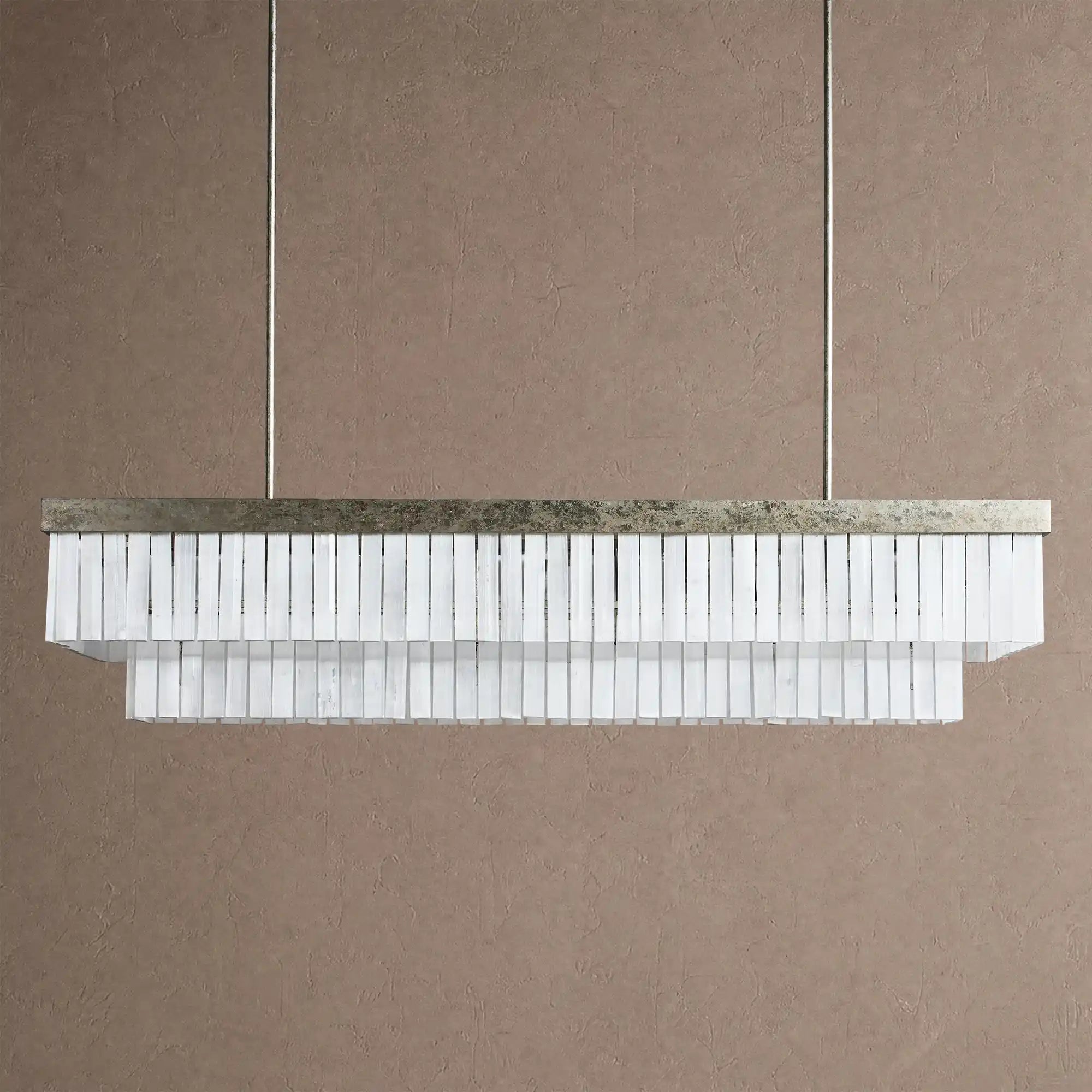 Cameron Rectangular Chandelier 49''59'' - 59''Blushlighting
