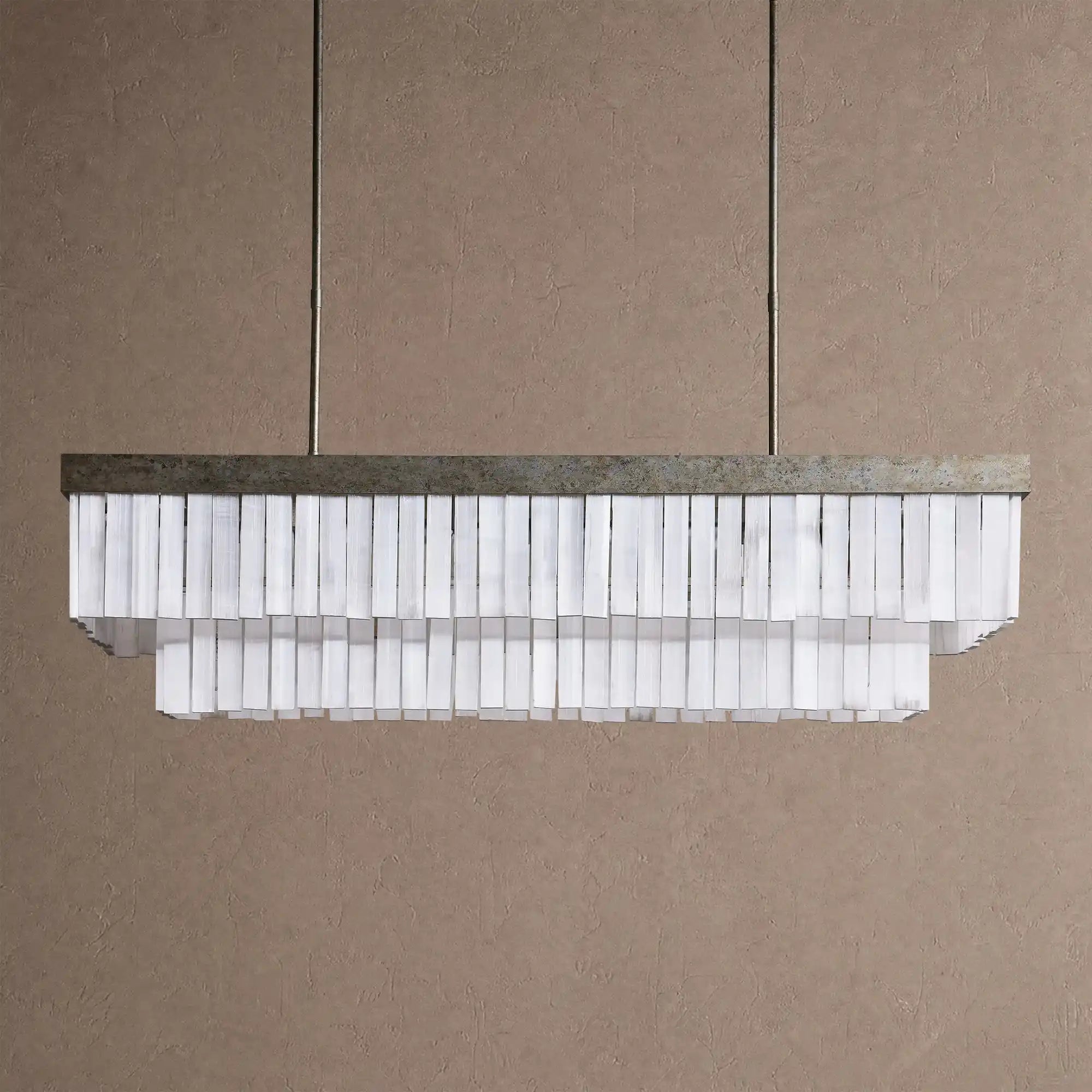 Cameron Rectangular Chandelier 49''59'' - 49''Blushlighting