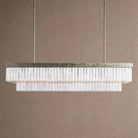 Cameron Rectangular Chandelier 49''59'' - 59''Blushlighting