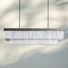 Cameron Rectangular Chandelier 49''59'' - 59''Blushlighting