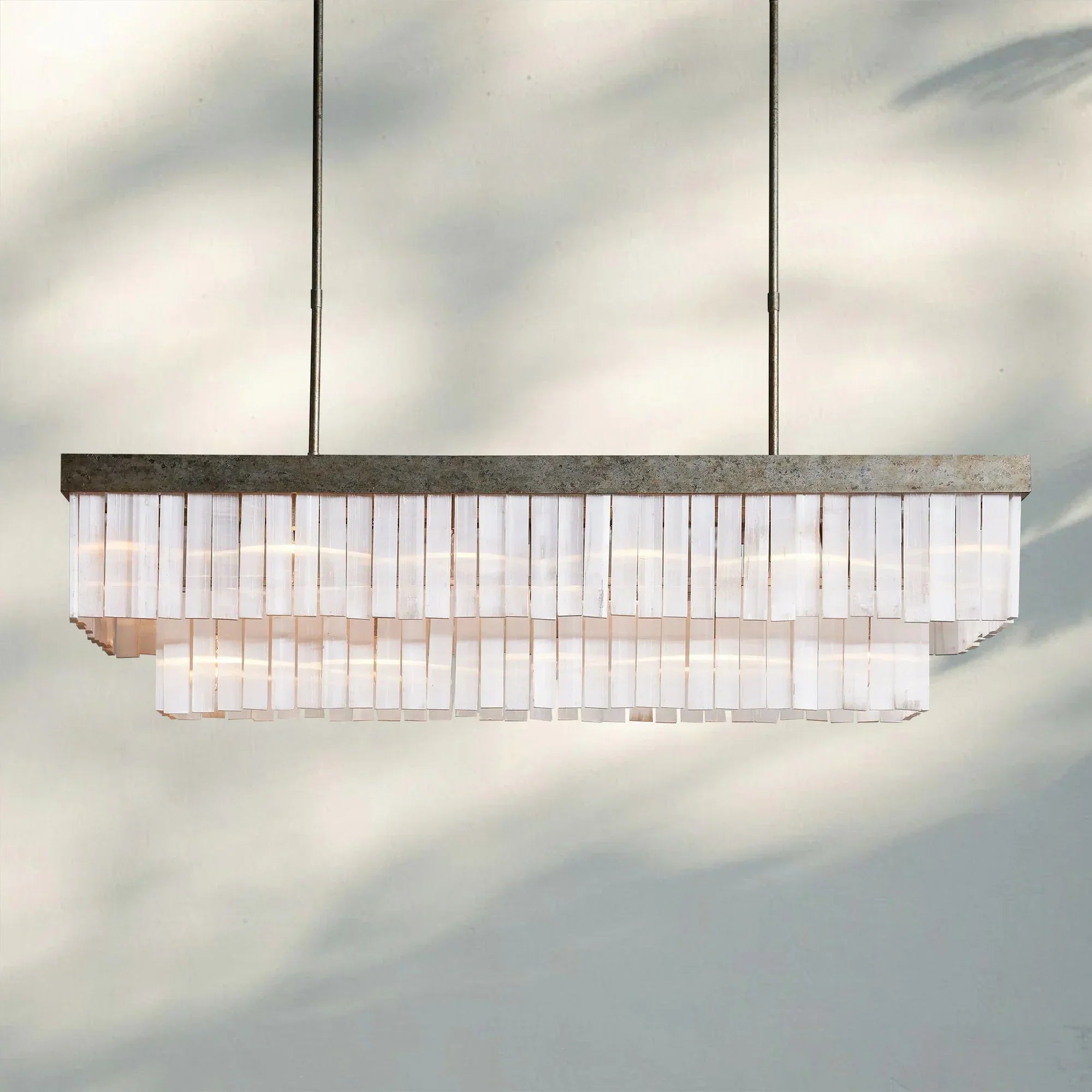 Cameron Rectangular Chandelier 49''59'' - 49''Blushlighting
