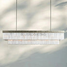 Cameron Rectangular Chandelier 49''59'' - 59''Blushlighting