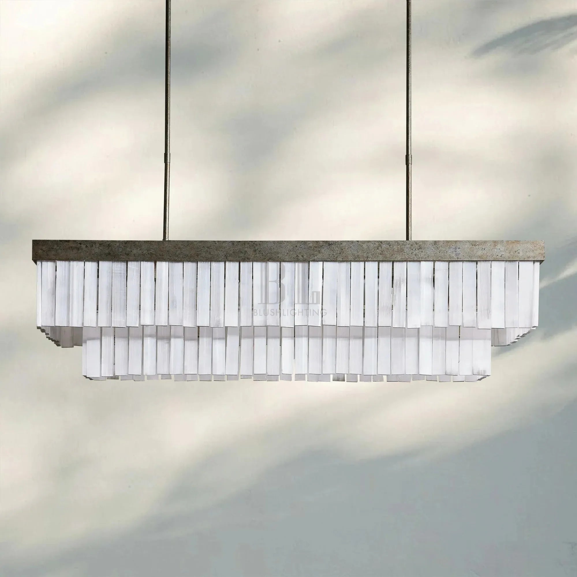 Cameran Rectangular Chandelier 49''59''-