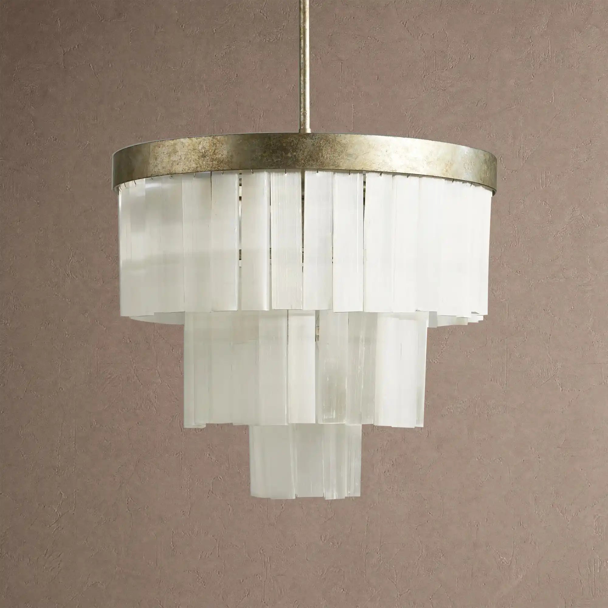 Cameron Round Chandelier 3/4 Tier - 3-TierBlushlighting