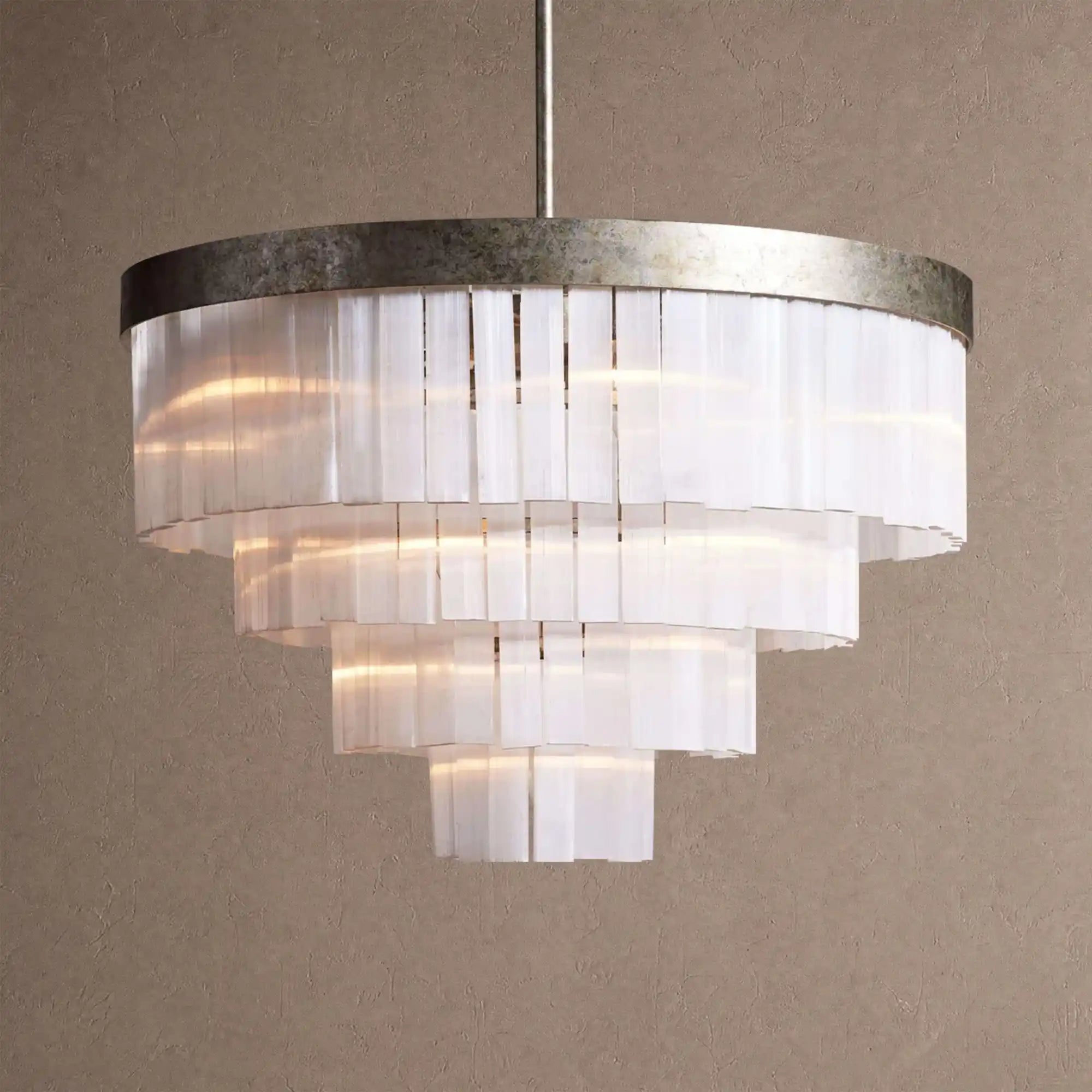 Cameron Round Chandelier 3/4 Tier - 4-TierBlushlighting