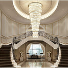 Camille Multiple Tier Crystal Chandelier - Diameter( 15.8 in ) x Height ( 39.4 in )3 LayersBlushlighting