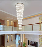 Camille Multiple Tier Crystal Chandelier - Diameter( 15.8 in ) x Height ( 39.4 in )3 LayersBlushlighting
