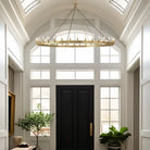 Camina Luxury Vintage Round Chandelier-Round 73'' 36-Light-Lacquered Brass-Filament