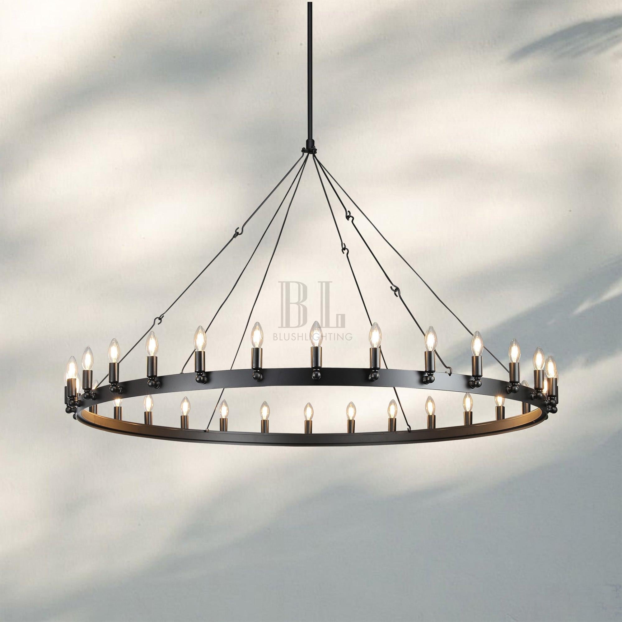 Camina Luxury Vintage Round Chandelier-