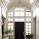 Camina Luxury Vintage Round Chandelier-Round 73'' 36-Light-Lacquered Brass-Filament