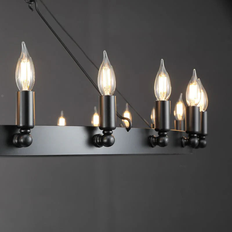 Camina Vintage 2-Tier Round Chandelier-