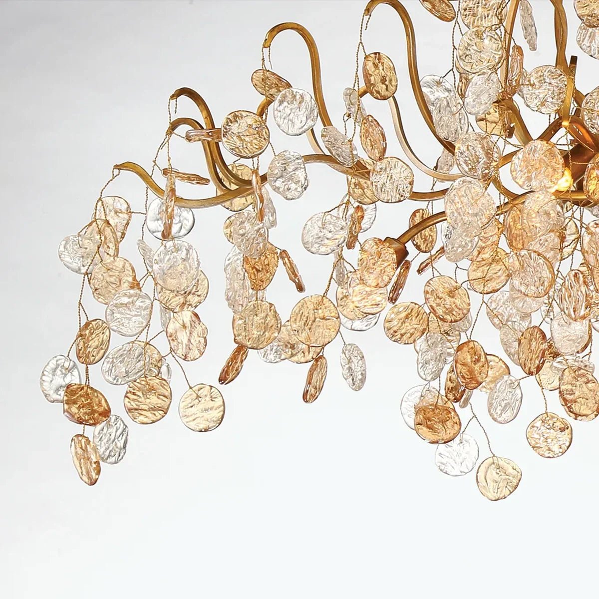 Campo Round Chandelier 11 Light 33"W - Blushlighting