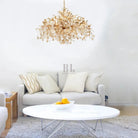 Campo Round Chandelier 8 Light 26"W - Blushlighting