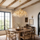 Campo Round Chandelier 8 Light 26"W - Blushlighting