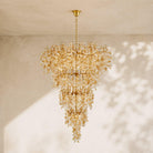 Campo Round Multi - Tier Chandelier 33 - Light 47"W - Blushlighting