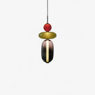 Candied Glass Combo Pendant Light - Long canopy 2 heads A1: L 11.8″ x W 4.7″ x H 59″Warm LightBlushlighting