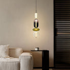 Candied Glass Combo Pendant Light - Long canopy 2 heads A1: L 11.8″ x W 4.7″ x H 59″Warm LightBlushlighting