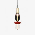 Candied Glass Combo Pendant Light - Long canopy 2 heads A1: L 11.8″ x W 4.7″ x H 59″Warm LightBlushlighting
