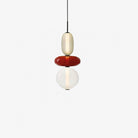 Candied Glass Combo Pendant Light - Long canopy 2 heads A1: L 11.8″ x W 4.7″ x H 59″Warm LightBlushlighting