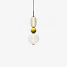 Candied Glass Combo Pendant Light - Long canopy 2 heads A1: L 11.8″ x W 4.7″ x H 59″Warm LightBlushlighting