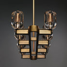 Canson Linear Modern 8 lights Dining Room Chandelier - Brass8 - lightsBlushlighting