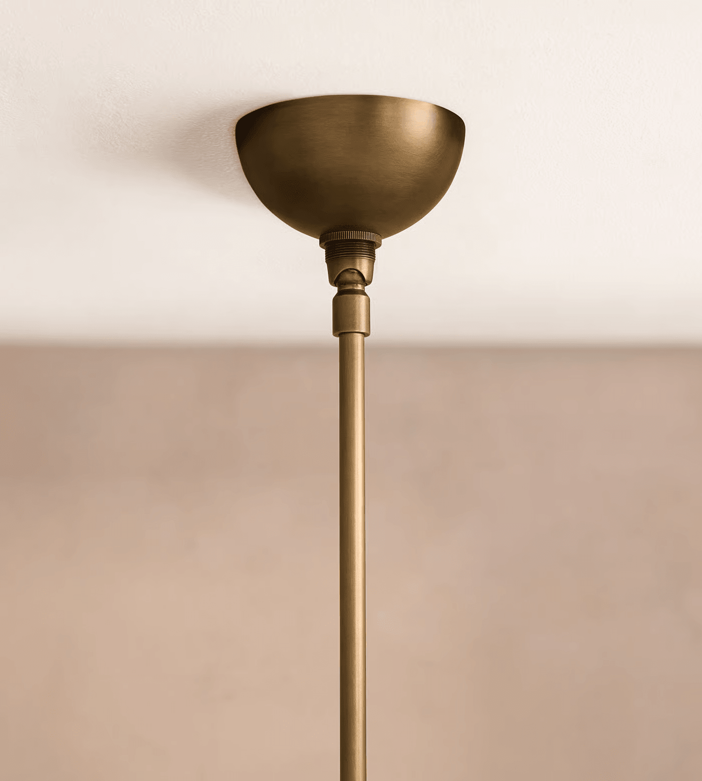Cara Alabaster Chandelier - ∅ 23.6″ x H 63″Bronze & WhiteBlushlighting