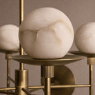 Cara Round Chandelier - ∅ 23.6″ x H 63″Bronze & WhiteBlushlighting
