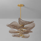 Cardiff Chandelier - ∅ 28" x H 11.5"Gold & GreyBlushlighting