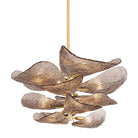 Cardiff Chandelier - ∅ 28" x H 11.5"Gold & GreyBlushlighting