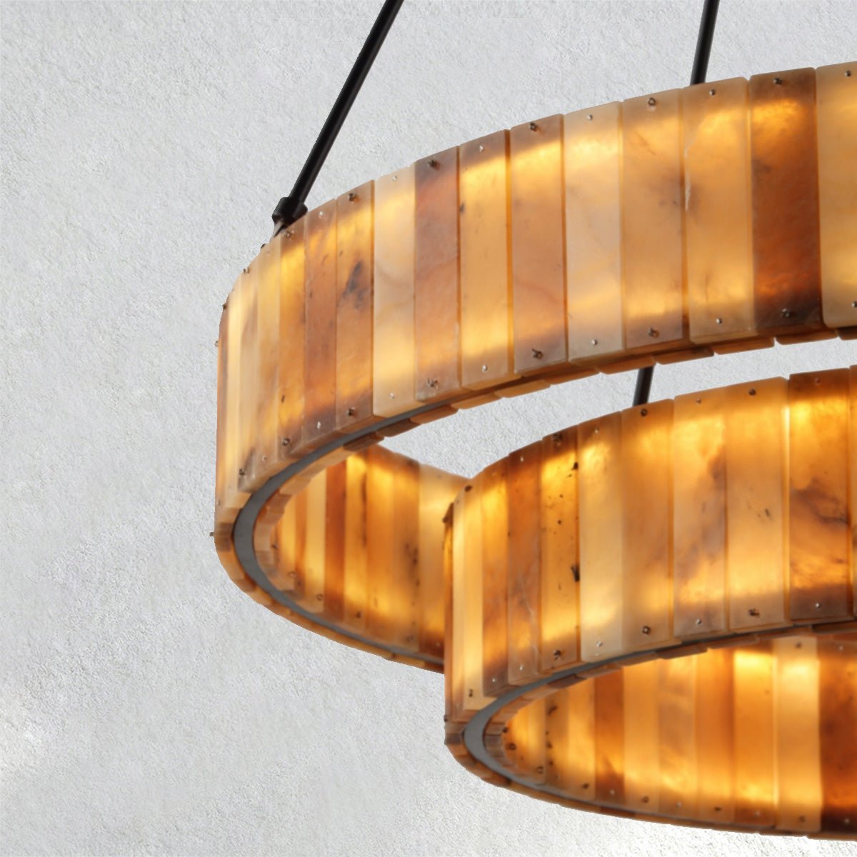 Carey Eterna Alabaster Round Chandelier - 29"Blushlighting