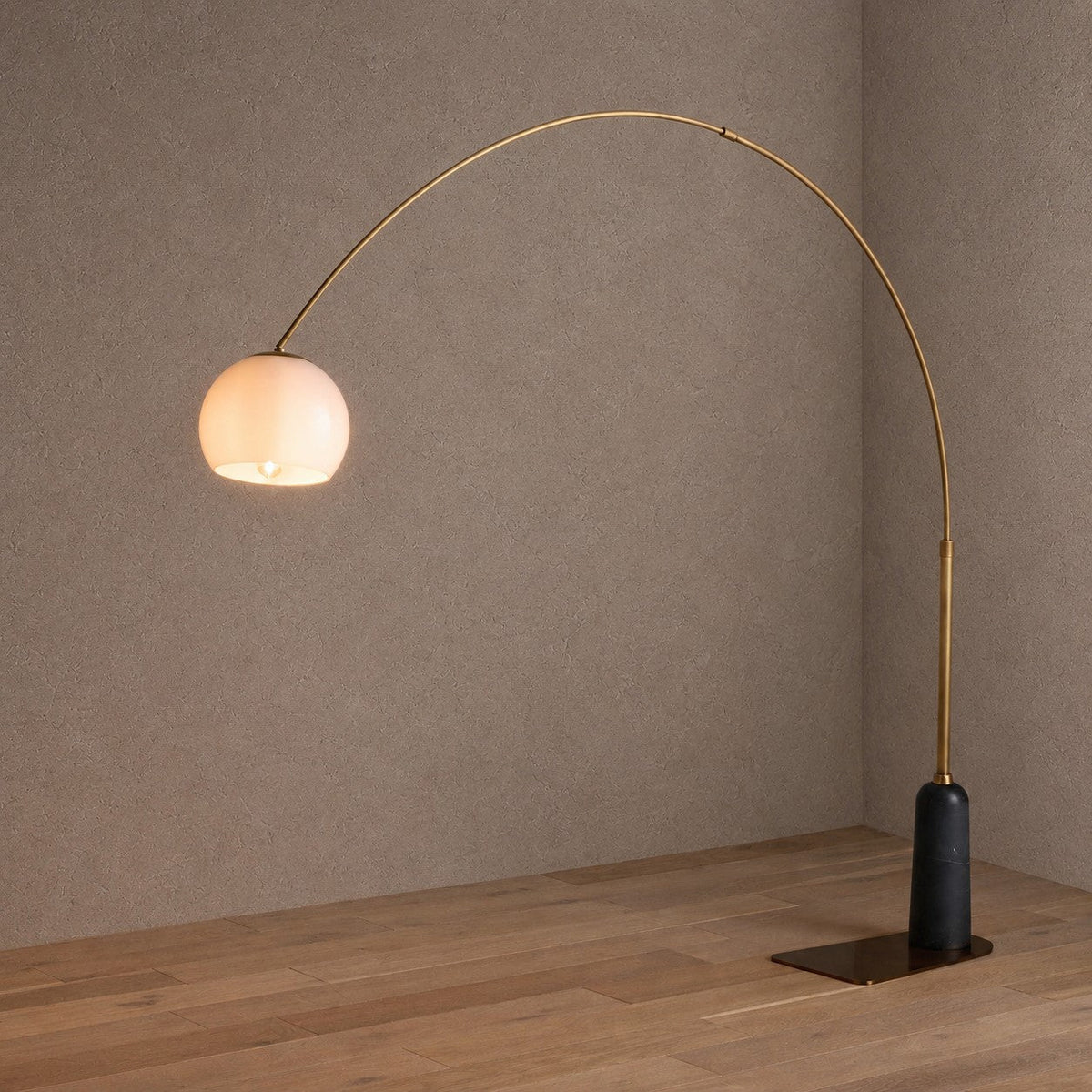Carlisle Floor Lamp - Black MarquinaBlushlighting